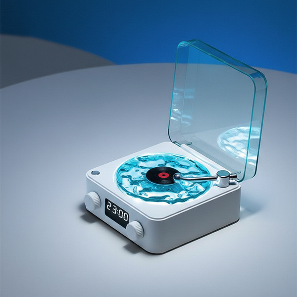 Retro Glow Vinyl Player